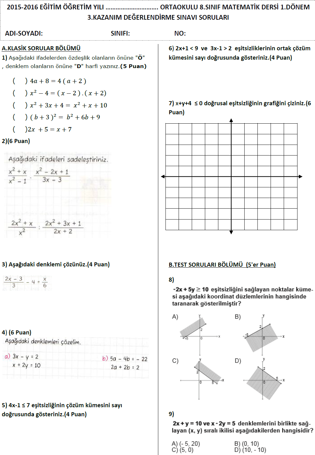Eğitimhane Türkçe 6sınıf Yıllık Plan - WRHS